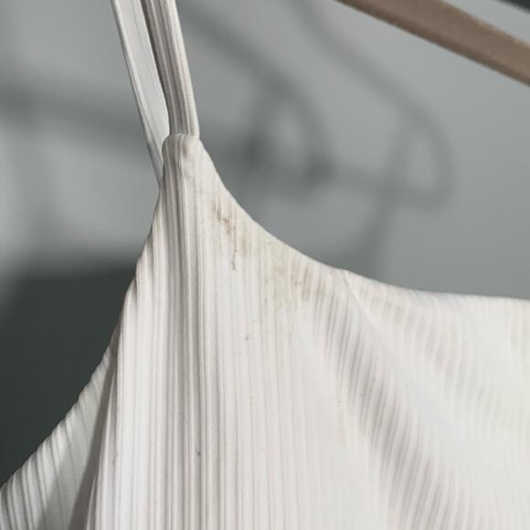 Andie The Jetties One Piece Ribbed White Size M NWOT - Picture 8 of 14